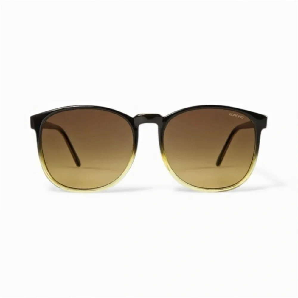 Komono Black Gold Sunglasses NEW Ombré UV400 Urkel Ecpressionist